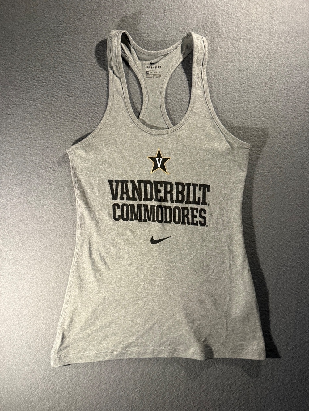 Nike Vanderbilt Commodores Dri-Fit Athletic Tank Top XS